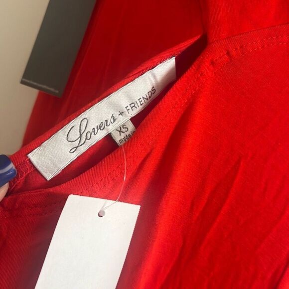 ✨NWT Lovers + Friends Passion Maxi Tank Red Sz XS Dress✨ - Picture 12 of 14